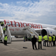 An Ethiopian Airlines' Boeing 787 Dreamliner prepares to take off from Addis Ababa airport in Ethiopia, Saturday, April 27, 2013. A Boeing 787 operated by Ethiopian Airlines flew from Ethiopia to Kenya's capital Nairobi on Saturday, the first commercial flight since air safety authorities grounded the Dreamliners after incidents with smoldering batteries on two different planes in January.